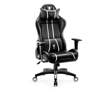 Fotel gamingowy DIABLO Chairs X-ONE 2.0 Normal Size czarno-biały